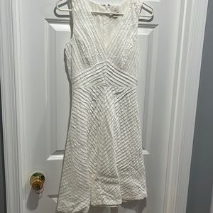 J.Crew white seersucker dress